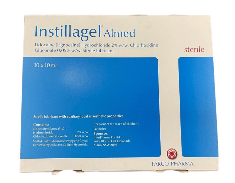 Instillagel Lidocaine (lignocaine) Hydrochloride 2% 10mL | Medisa